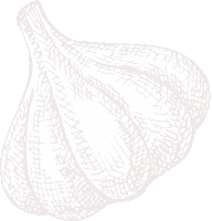 garlic top left